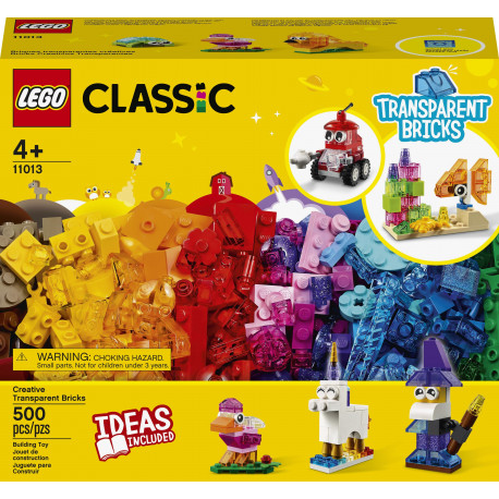 11013 LEGO® Classic Radošie caurspīdīgie klucīši
