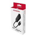 Axagon RVC-DP video cable adapter 0.22 m USB Type-C DisplayPort Black