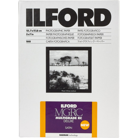 Ilford fotopaber 10x15cm Multigrade RC Deluxe Satin 100 lehte