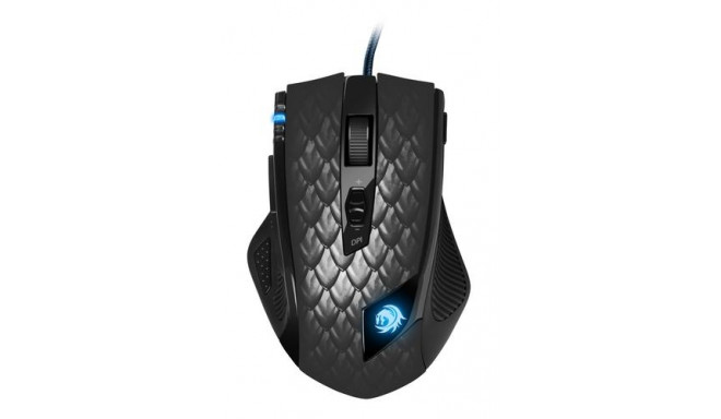 Sharkoon Drakonia Black mouse Right-hand USB Type-A Laser 8200 DPI