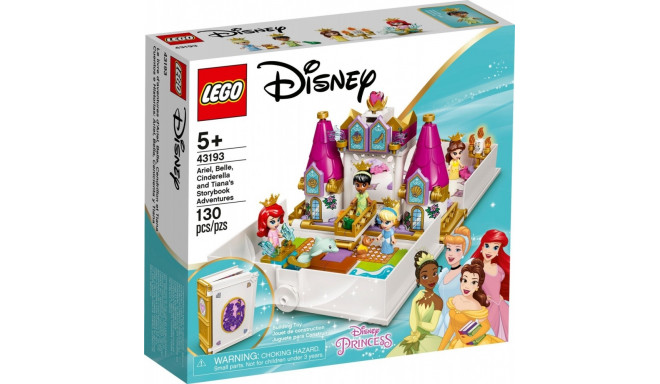 Bricks Disney Princess 43193 Ariel, Belle, Cinderella and Tianas Storybook Adventures
