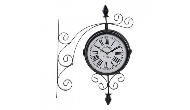 Настенное часы DKD Home Decor Чёрный Металл (33 x 9 x 47 cm)