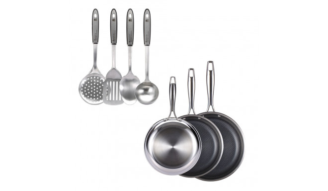 Set of pans Masterpro Hi-Tech 3 Aluminium (7 pcs)