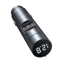 Bluetooth FM Modulator Car Charger 12-24V 2xUSB 18W QC3.0 AFC FCP