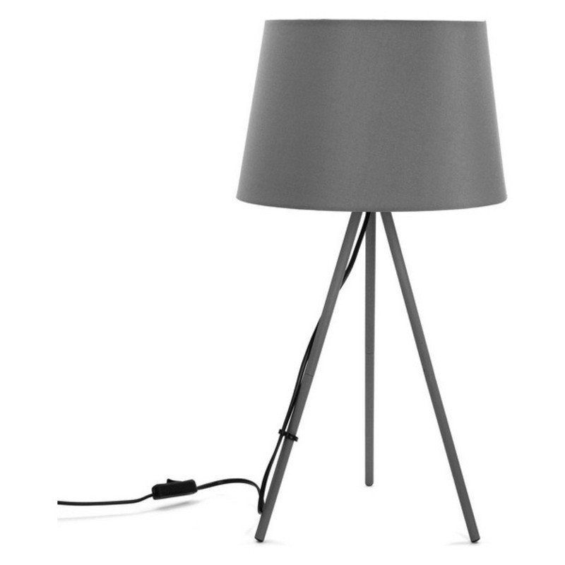 grey metal lamp