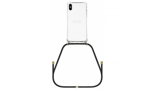 Lookabe Necklace iPhone X/Xs gold black loo003