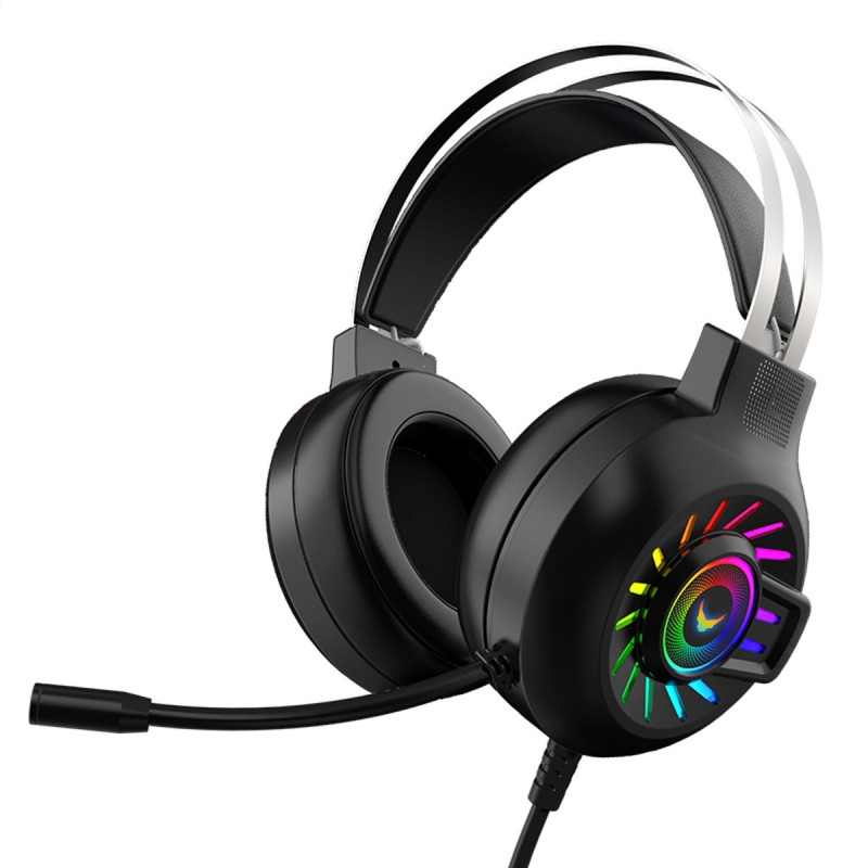 VARR GAMING RGB HEADSET WITH MIC VH8040 BLACK 45560 Headphones