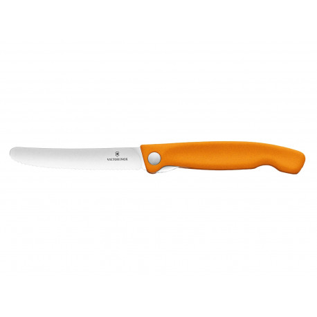 Kokkupandav matkanuga Victorinox Swiss Classic Serrated oranž