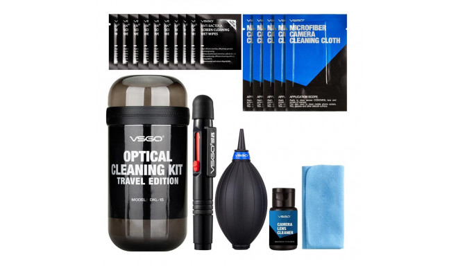 VSGO camera cleaning kit Optical Cleaning Kit Travel, gray
