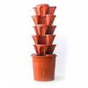 Vertikaalne aiakomplekt Irisana Terracota Ecogarden Plastmass Terrakota (45 x 45 cm)