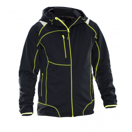 Jobman Vision Lite dressipluus must/kollane XL