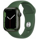 Apple Watch 7 GPS 45mm Sport Band, green/clover (MKN73EL/A)