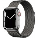 Apple Watch 7 GPS + Cellular 41mm Stainless Steel Milanese Loop, silver (MKHX3EL/A)