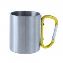 Mug with Carabiner Handle 144509 (210 ml) (Yellow)