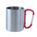 Mug with Carabiner Handle 144509 (210 ml) (Black)