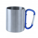 Mug with Carabiner Handle 144509 (210 ml) (Black)