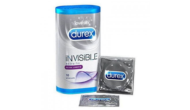 Nähtamatud eriti libestatud kondoomid 10 tk Durex