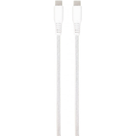 Vivanco kaabel USB-C - USB-C LongLife Charging 1,5m, valge (62398)