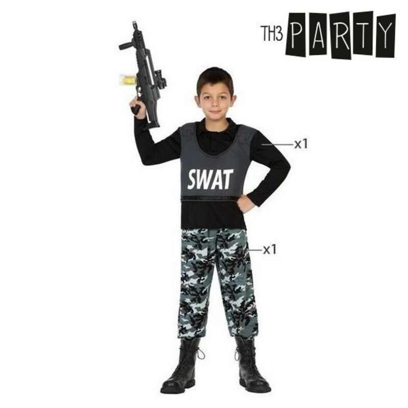 Costume for Children Swat Police Officer (2 pcs) - 5-6 Years - Costumes -  Photopoint
