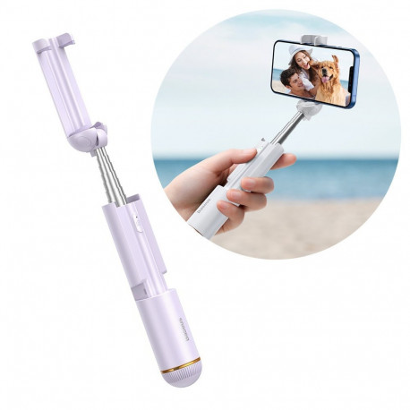 Baseus Ultra mini Telescopic Selfie Stick with remote control and Bluetooth violet (SUDYZP-G05)