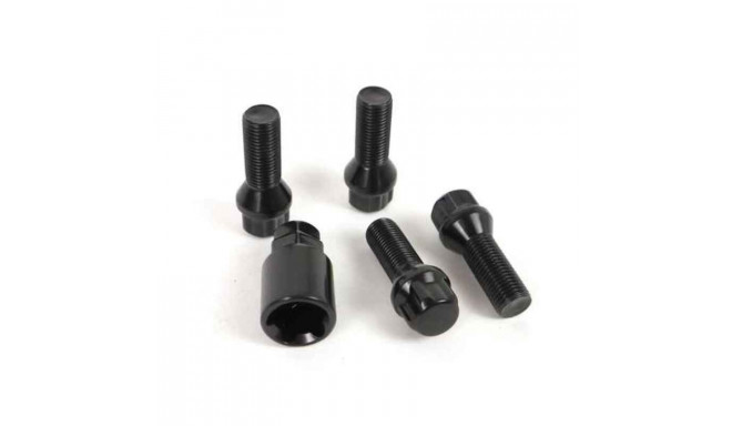 Kruvide komplekt OMP OMPS09831401 M14 x 1,50 4 uds Must