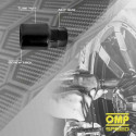 Kruvide komplekt OMP OMPS09831401 M14 x 1,50 4 uds Must