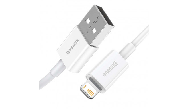 Baseus kaabel USB - Lightning Superior 2,4A 1,5m, valge