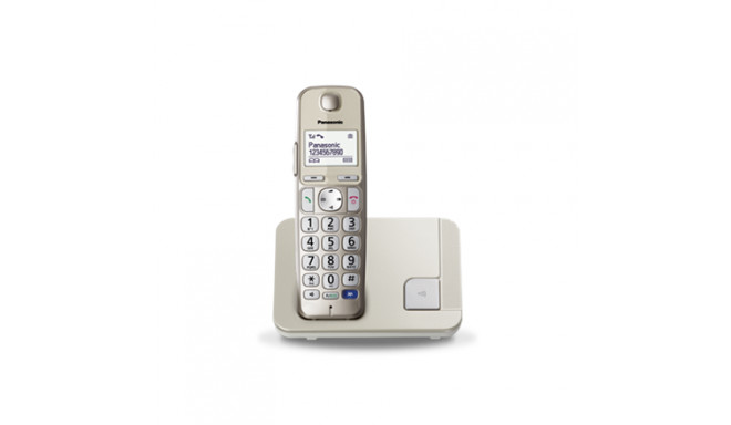 Panasonic | Cordless | KX-TGE210FXN | Built-in display | Caller ID | Champagne | Conference call | P