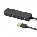 3-Port USB Hub 1LIFE 1IFEUSBHUB3 USB 3.0 Melns