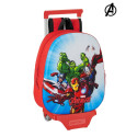 3D skolas soma ar riteņiem 705 The Avengers Sarkans
