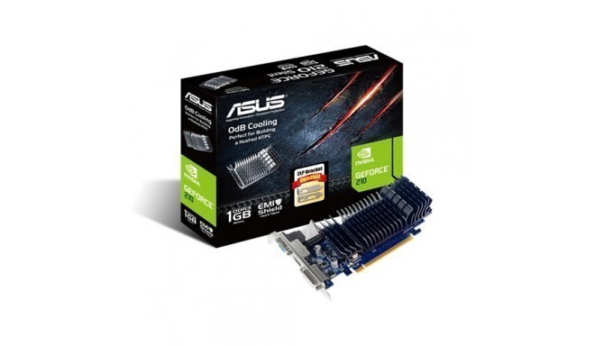 ASUS GeForce GT 210, 1GB DDR3 (64 Bit), HDMI, DVI, D-Sub