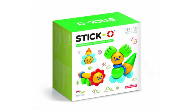 Magformers Blocks Stick- O Forest friends 16 pcs