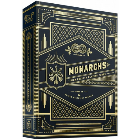 Bicycle playing cards Monarchs Deck, black