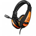 CANYON Gaming headset 3.5mm jack with adjustable microphone and volume control, with 2in1 3.5mm adap