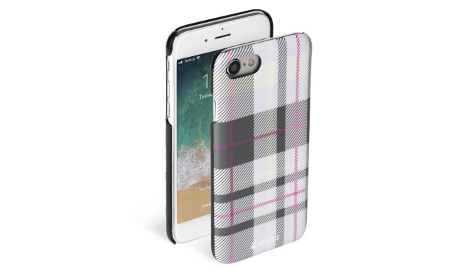 Krusell Limited Cover Apple iPhone 8/7 plaid light grey