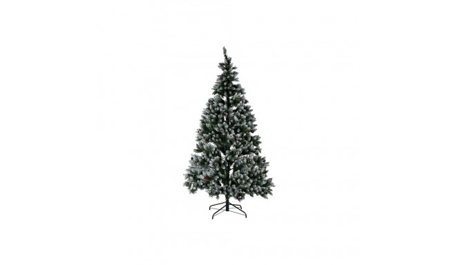 Christmas Tree DKD Home Decor White Red Green PVC Pineapples Snowfall 125 x 125 x 210 cm