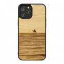 MAN&WOOD case for iPhone 12 Pro Max terra black