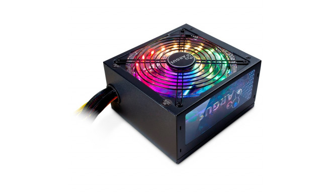 Power Supply INTER-TECH Argus RGB, 80PLUS Bronze, 500W, Retail, 1x140 Fan, 1x20+4Pin, 4+4Pin, 1xPCI-