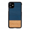 Man&Wood kaitseümbris iPhone 11, denim black