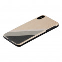 Man&Wood kaitseümbris iPhone XS Max, gray suit black