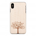 Man&Wood kaitseümbris iPhone XS Max, apple tree black