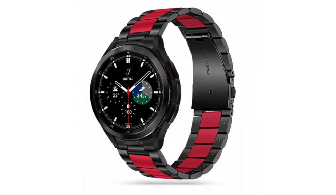 Tech-Protect watch strap Stainless Samsung Galaxy Watch4 40/42/44/46mm, black/red