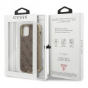 Guess iPhone XR GUHCI61GF4GBR brown hard case 4G Charms Collection