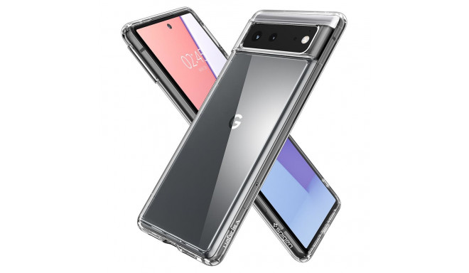 Kaitseümbris Ultra Hybrid, Google Pixel 6, läbipaistev, Spigen
