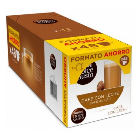 Kohvikapslid Nescafé Dolce Gusto Cafe Au Lait (48 uds)