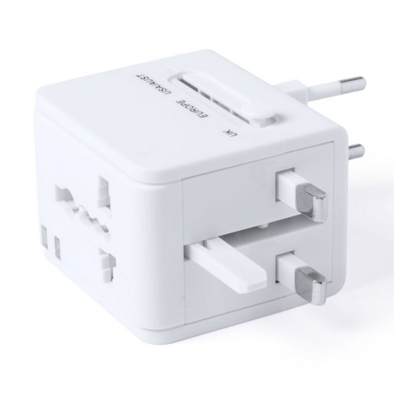 Plug Adapter 145303 2100 mAh (White) - Travel adapters - Photopoint.lv