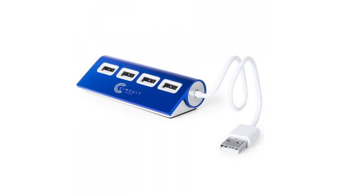 4-Port USB Hub 145201 (Melns)