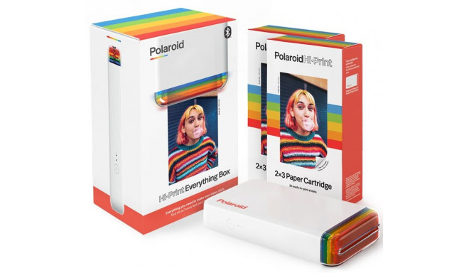 Polaroid fotoprinter + fotopaber Hi-Print Everything Box