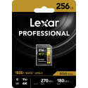 Lexar memory card SDXC 256GB Professional 1800x UHS-II U3 V60