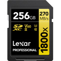 Lexar mälukaart SDXC 256GB Professional 1800x UHS-II U3 V60